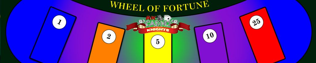 play wheel of fortune at A K Casino Knights
