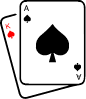 Blackjack cards icon