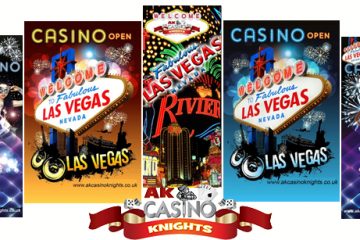A K Casino Knights Vegas Banners available for hire