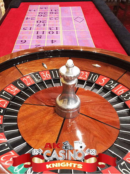 Red roulette tables available for evening entertainment