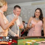 lovely guests having fun at the blackjack table