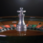 Roulette ball spin at A K Casino Knights
