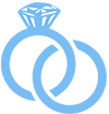 Wedding rings icon for wedding casino apckages