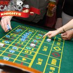 Fun casino roulette chips and table