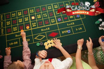 A K Casino Knights childrens roulette party