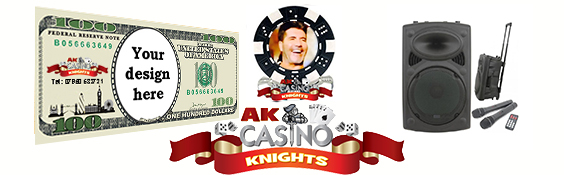 Corporate casino hire fun monaye and chips