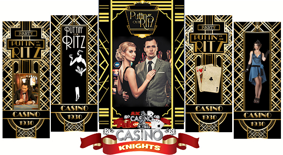 Great gatsby and roaring 20's casino themed hire