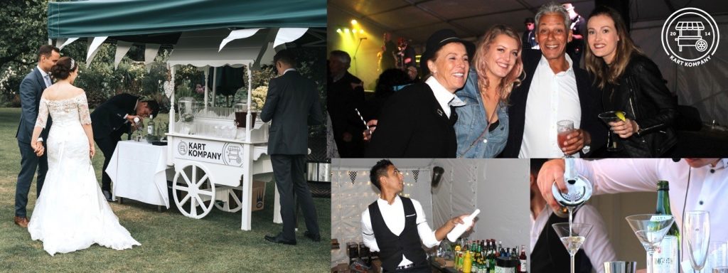 Fun casino hire with coctail cart for your event