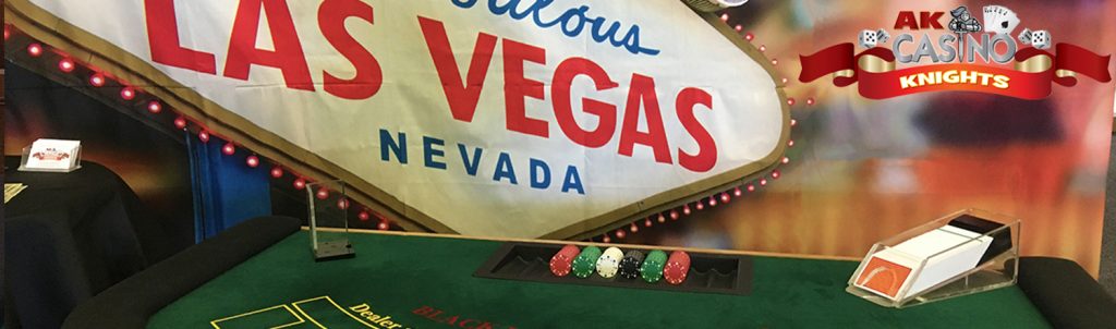 A K Casino Knights Las Vegas themed hire
