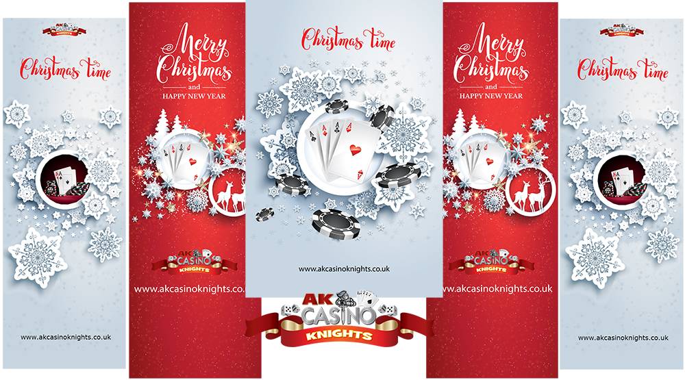 Christmas fabric tension banners for hire