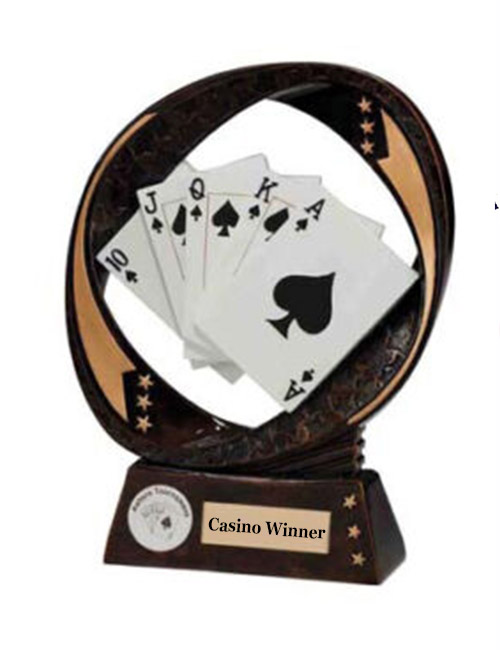 Fun casino hire winners trophy