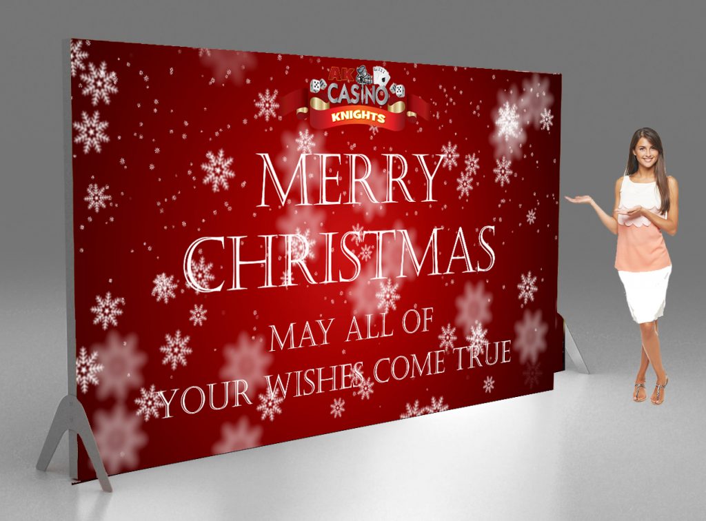 Merry christmas tension banner