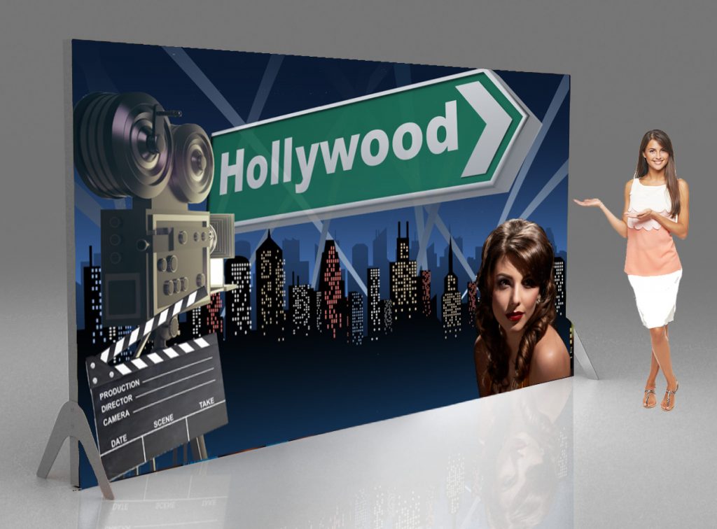 Casino backdrops and banners Hollywood