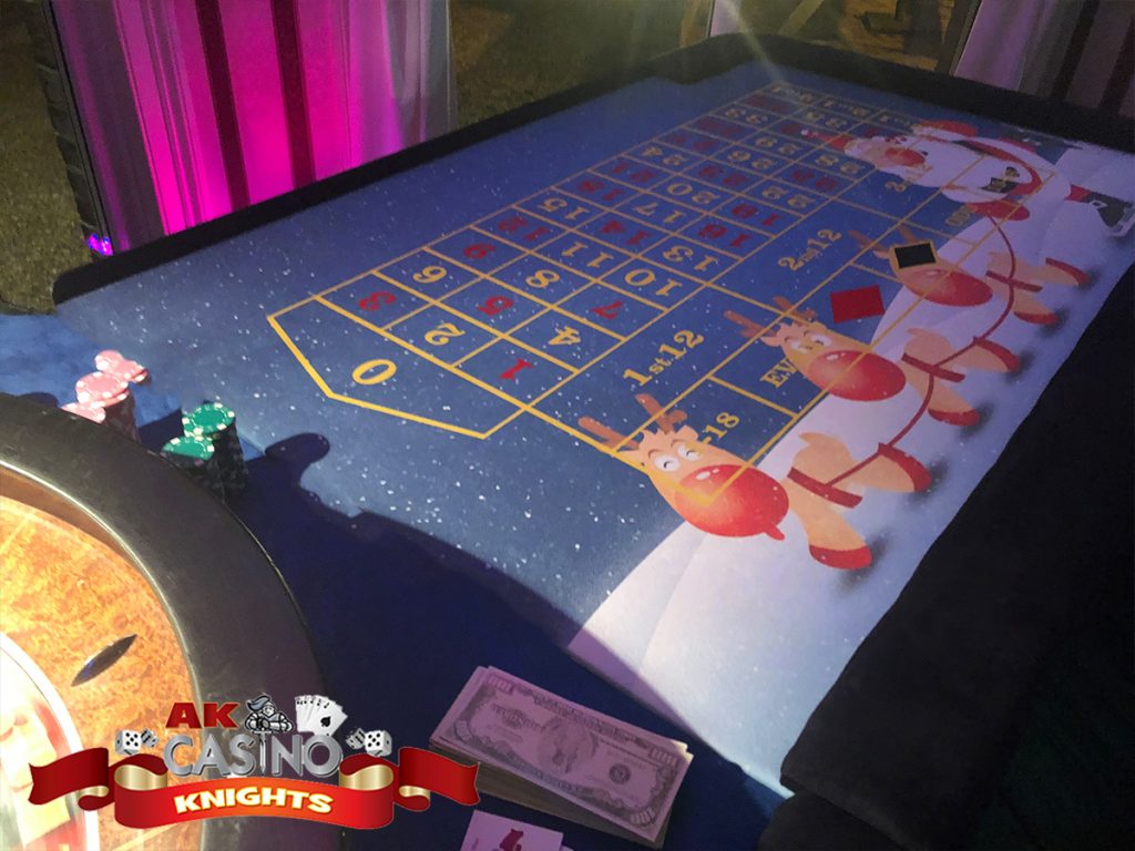 Christmas fun casino table layouts