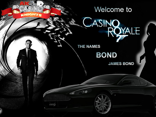 Bond themed casino hire