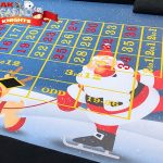 Christmas casino tables