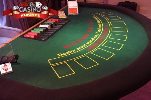 A K Casino Knights Kent party casino hire for Weddings